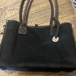 Dooney & Bourke Black Canvas Tote Bag